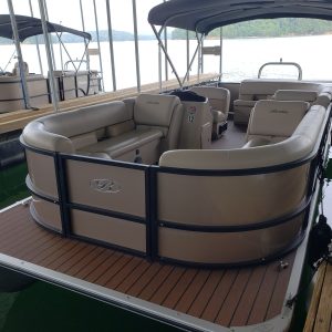 a boat sitting on top of a wooden table
