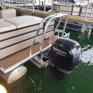 a boat sitting on top of a table