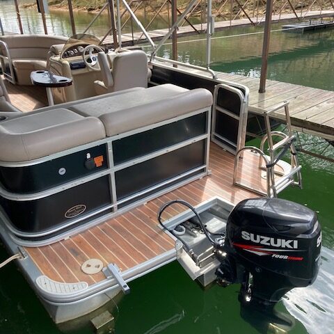 a boat sitting on top of a table