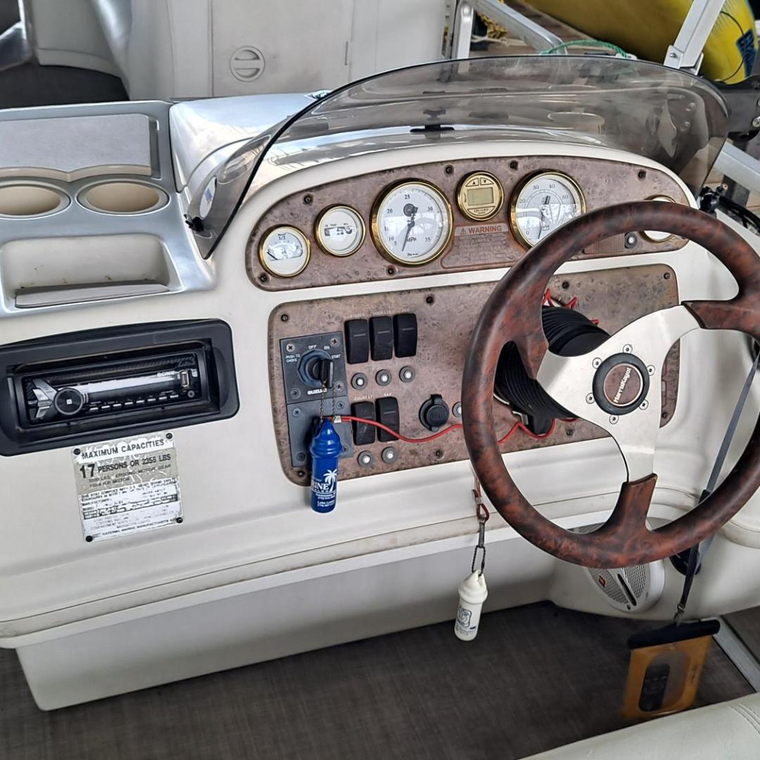 a motorcycle that is sitting on a table