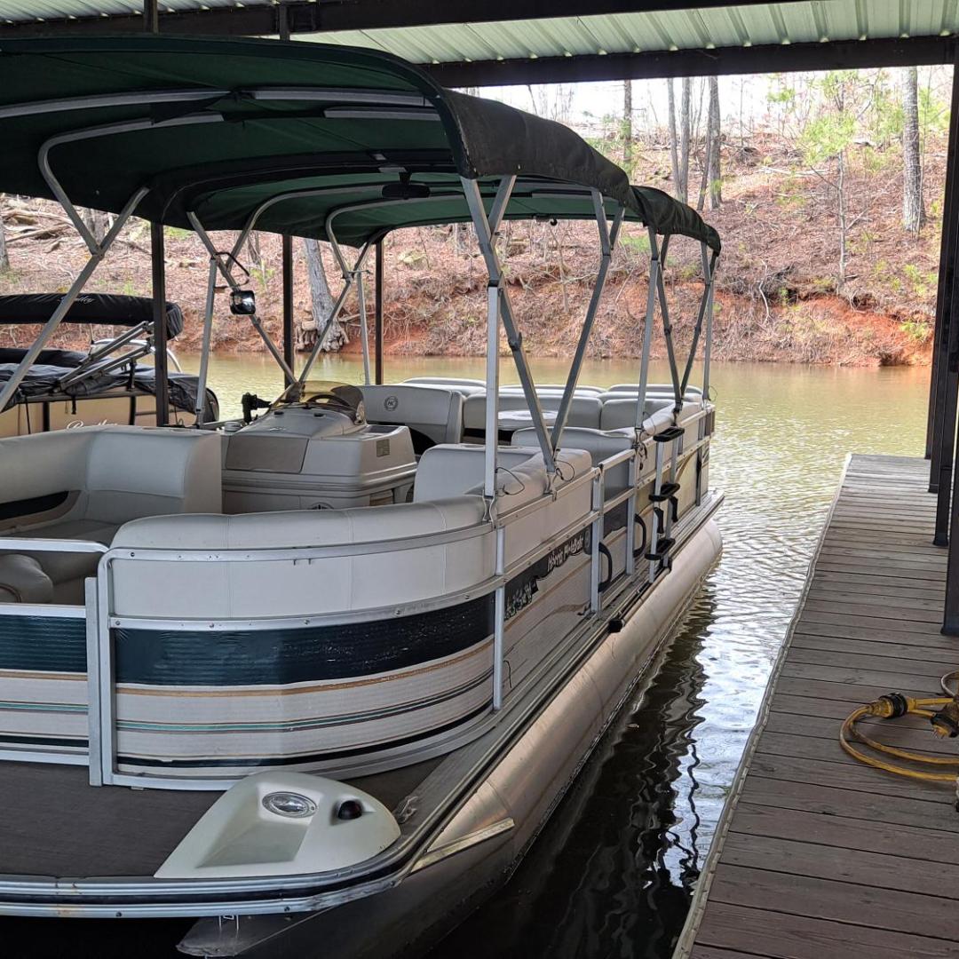 a boat sitting on top of a table