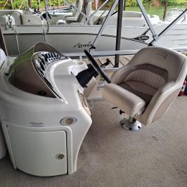 a motorcycle parked on the side of the road