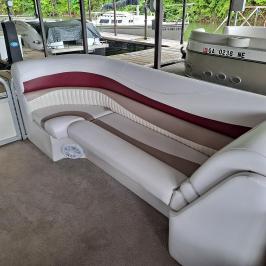 a close up of a fence