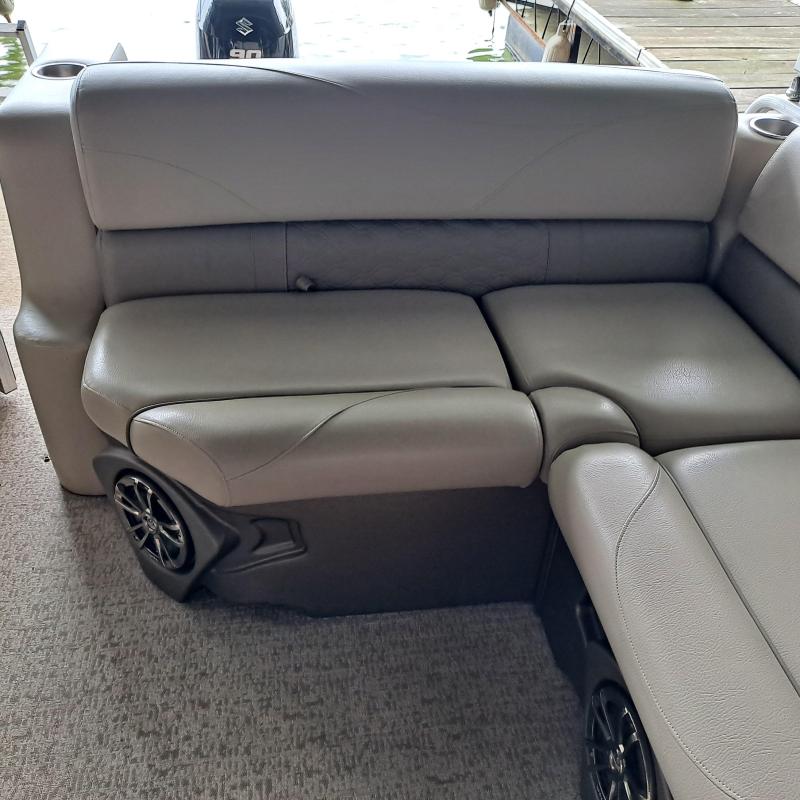 a car parked in a parking lot