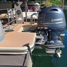 a boat sitting on top of a table